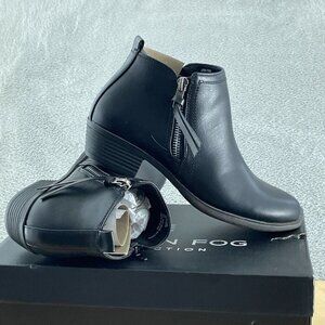 LONDON FOG Women's Tina Ankle Bootie Black 6 NWB S115